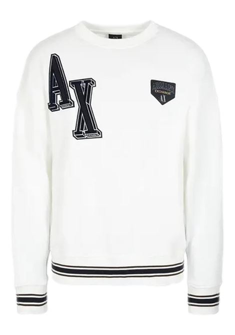 Armani Sustainability Values crew-neck sweatshirt ARMANI EXCHANGE | sweaters | 6RZMJE ZJDPZ1116